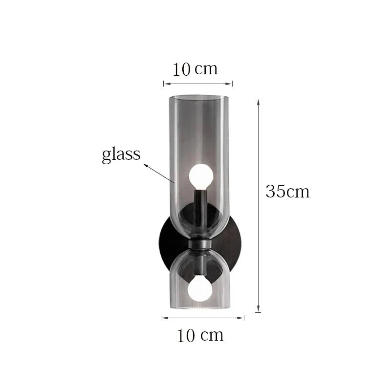 Nordic Glass Wall Lamp