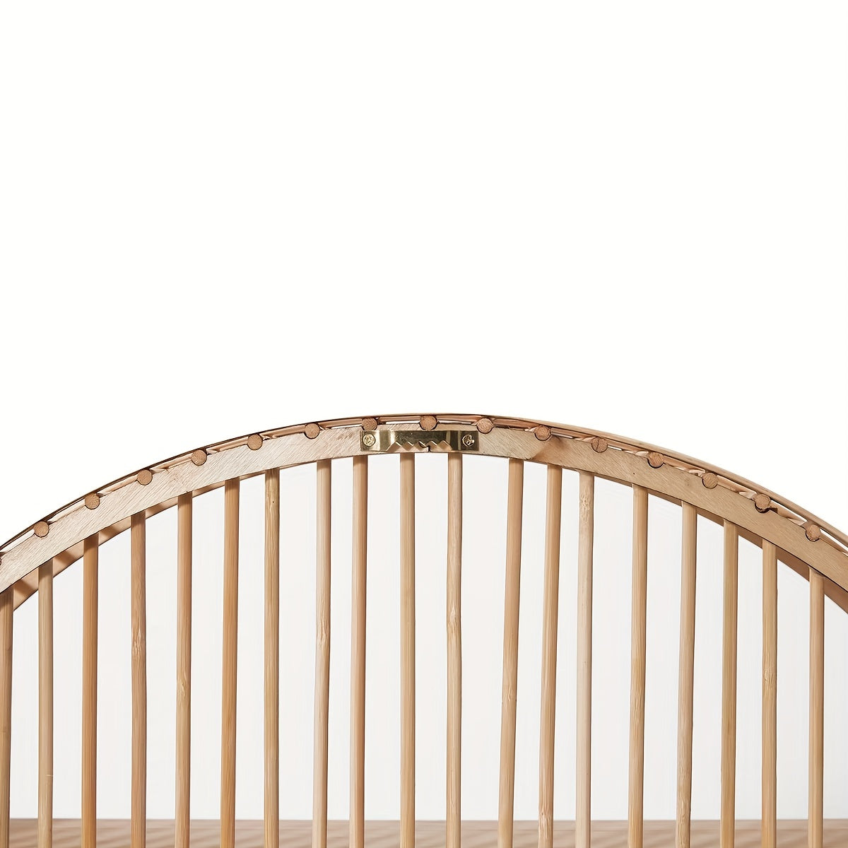 Round Bamboo Wall Shelf