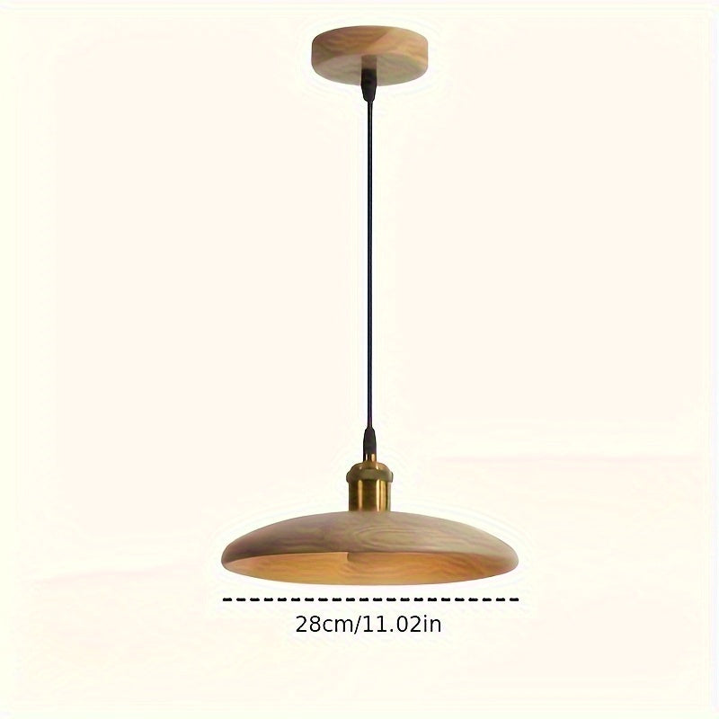 Modern Nordic Solid Wood Pendant Light