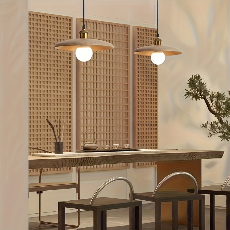Modern Nordic Solid Wood Pendant Light