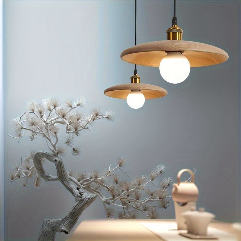 Modern Nordic Solid Wood Pendant Light