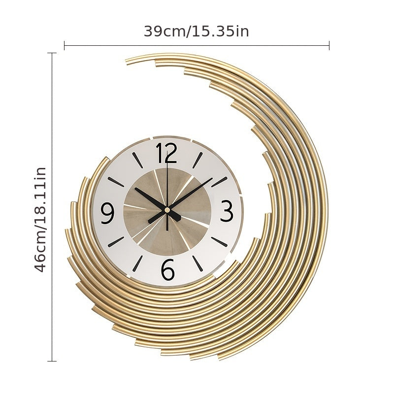 Modern 3D Metal Wall Clock