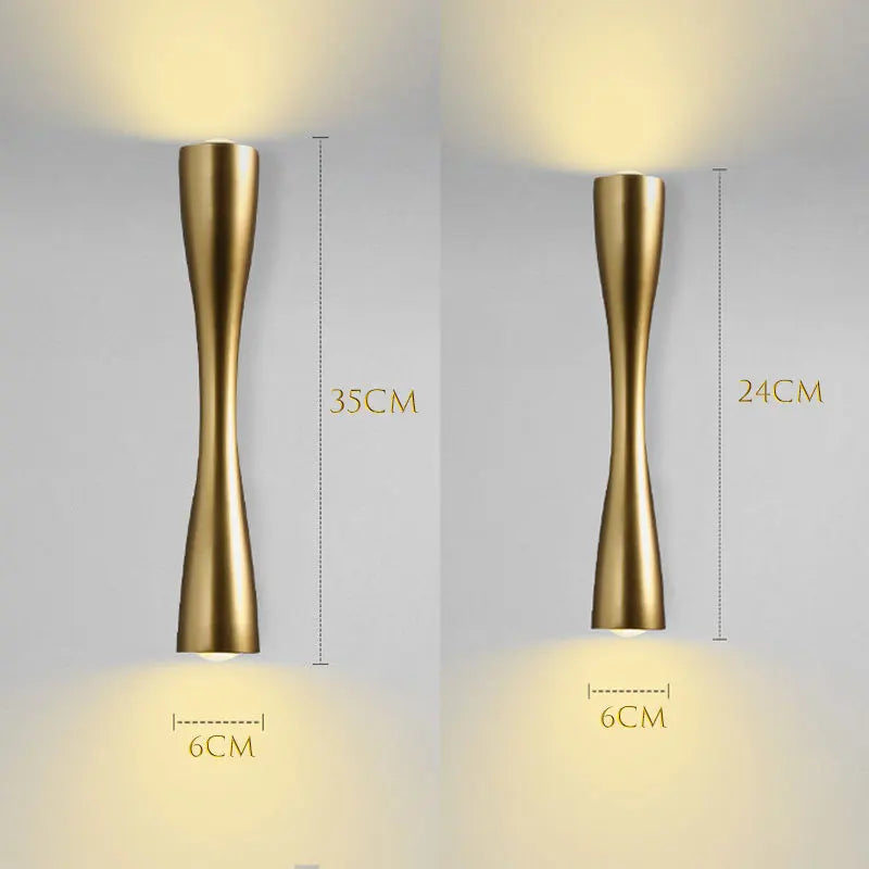 Modern Gold Wall Light