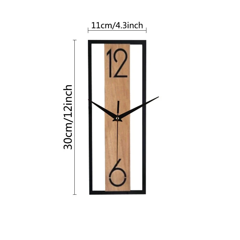 Modern Rectangular Wall Clock