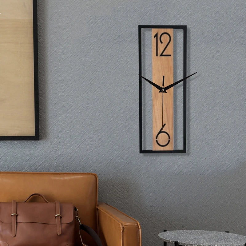 Modern Rectangular Wall Clock