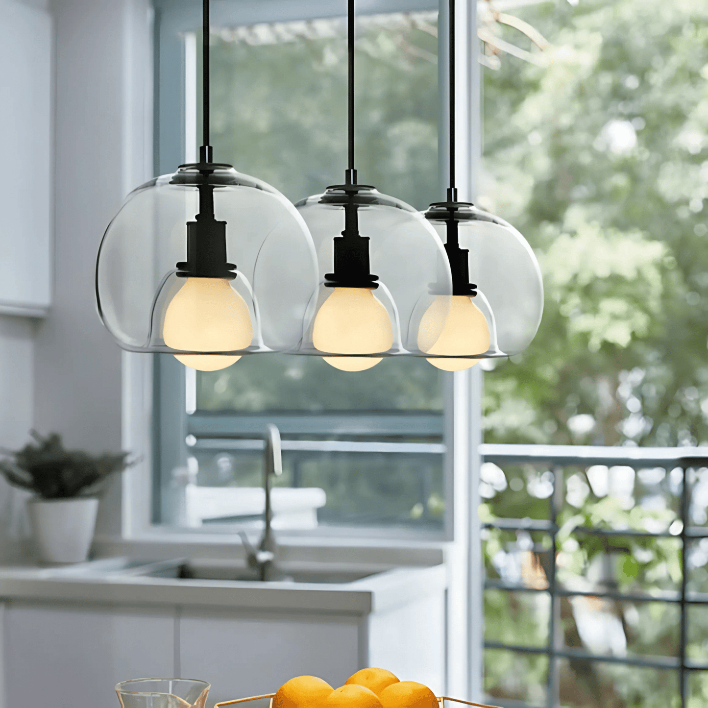 Clyde Glass Pendant Light