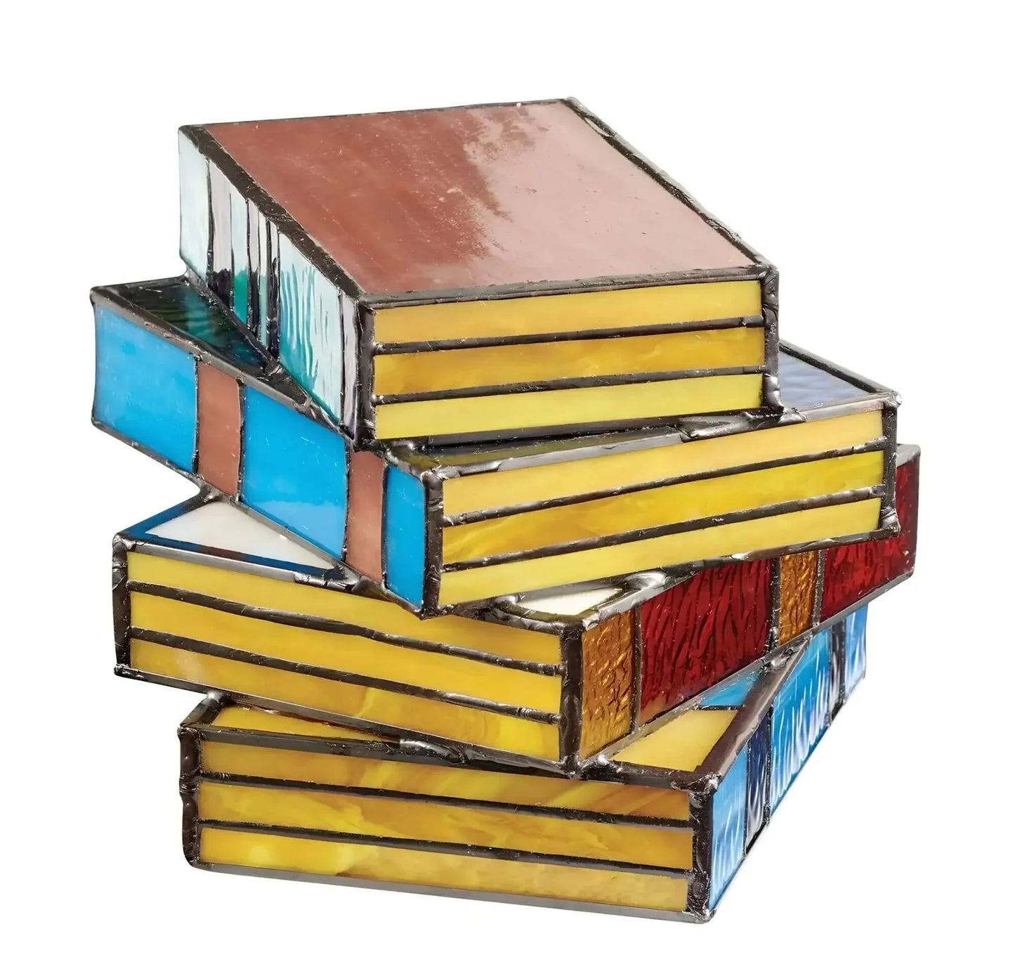 Stained Glass Book Lamp