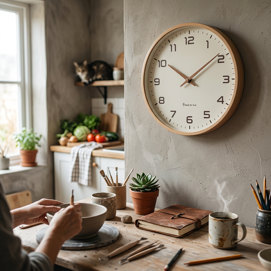 Nordic Wall Clock lifestyle photo