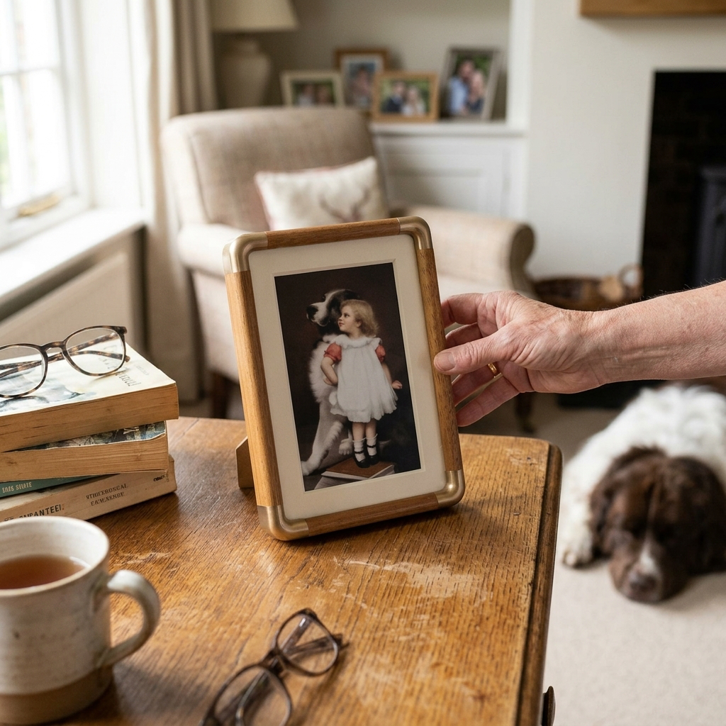 Brooks Tabletop Photo Frame lifestyle photo