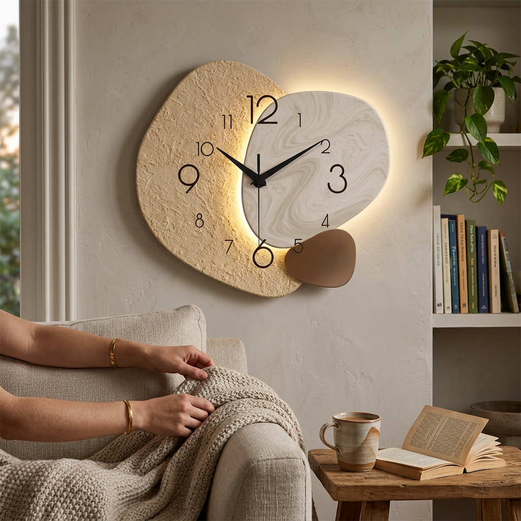 TempoStone Wall Clock lifestyle photo