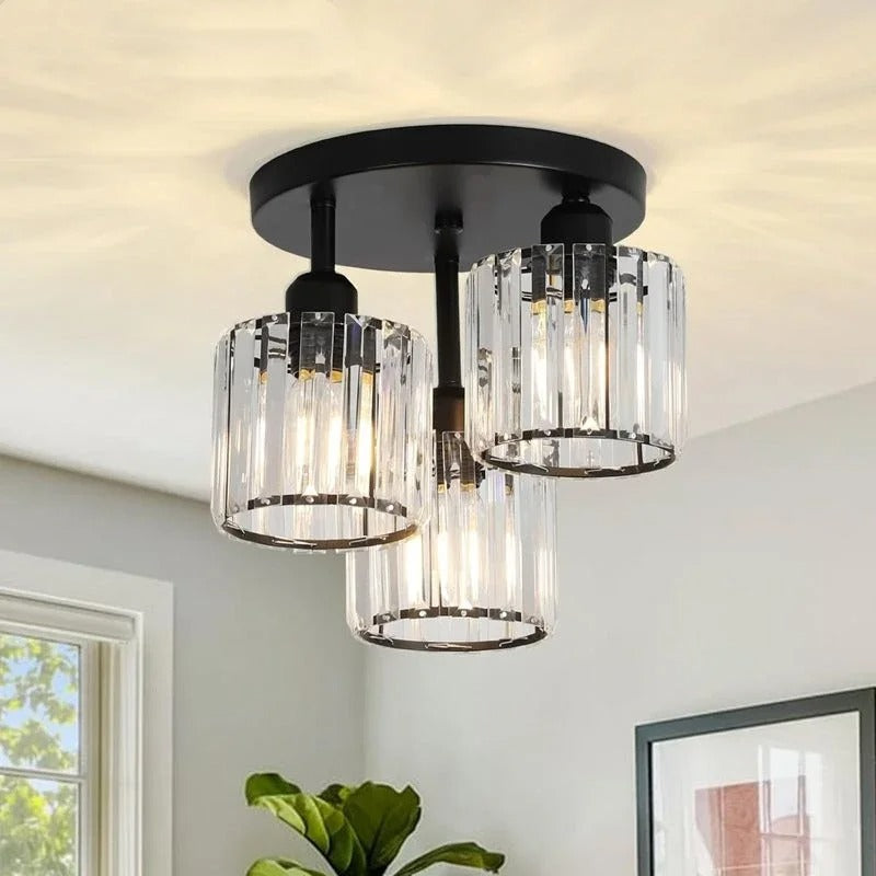 Modern Gold Luxury Crystal Ceiling Light